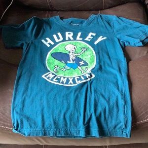 Hurley Short Sleeve T-Shirt Youth Medium Skeleton Surf